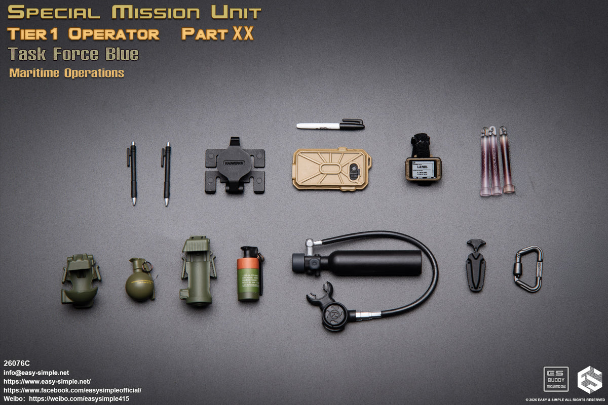 Presale Easy&simple 26076C 1/6 Special Mission Unit Tier1 Operator Action Figure