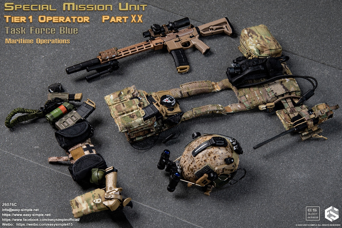Presale Easy&simple 26076C 1/6 Special Mission Unit Tier1 Operator Action Figure
