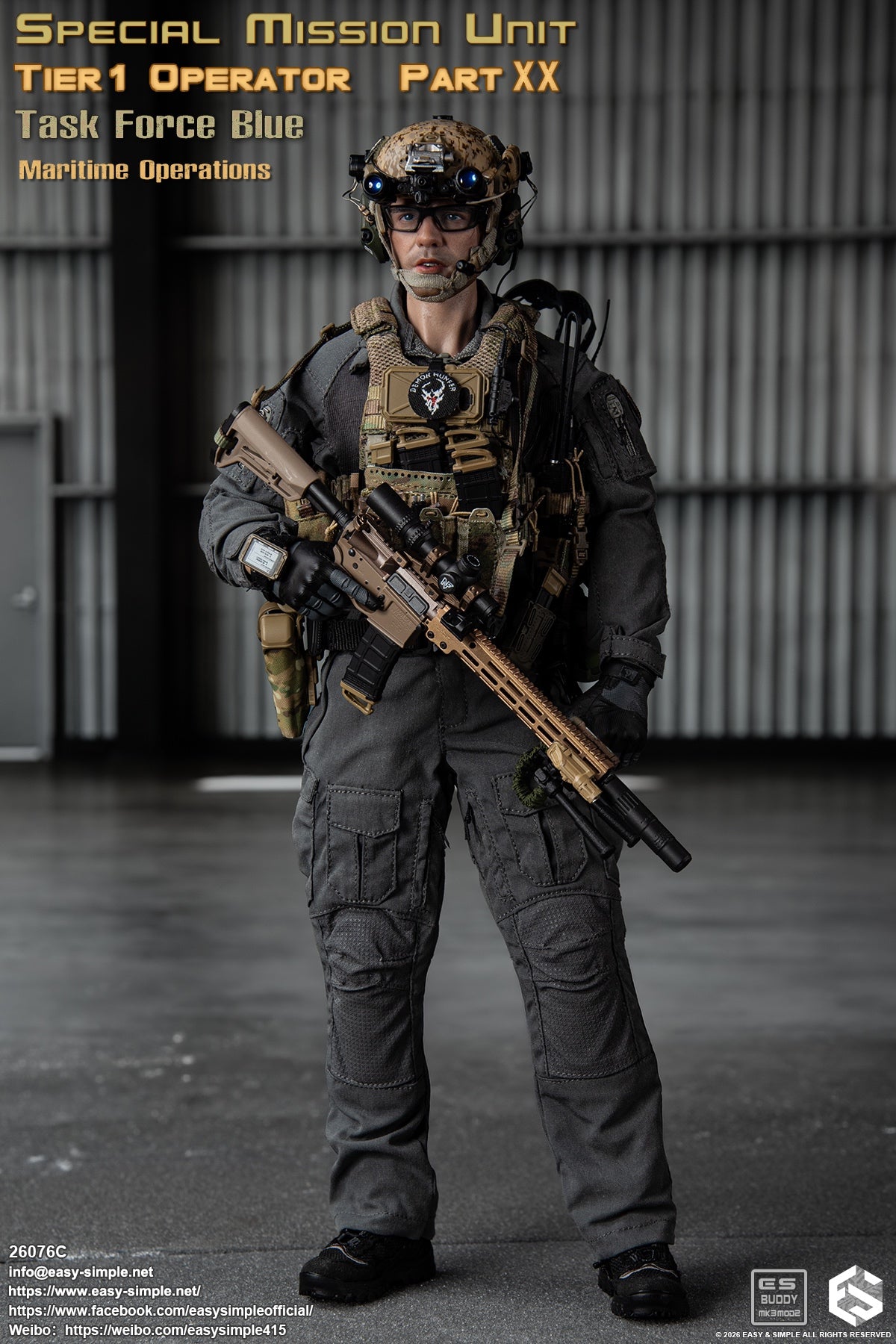 Presale Easy&simple 26076C 1/6 Special Mission Unit Tier1 Operator Action Figure