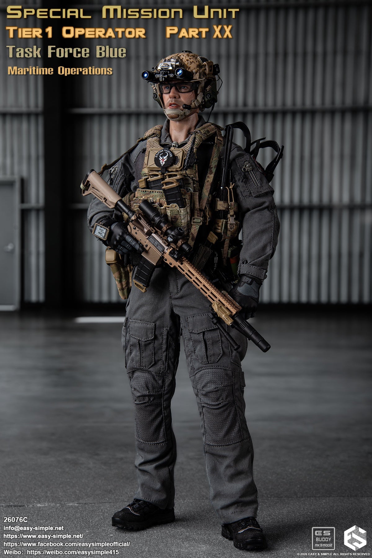 Presale Easy&simple 26076C 1/6 Special Mission Unit Tier1 Operator Action Figure