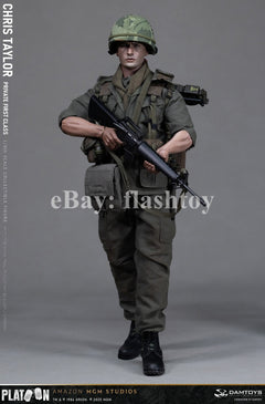Preventa DAMTOYS DMS046 1/6 Platoon Chris Taylor 12" figura de acción masculina de colección