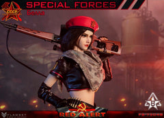 FLAGSET FS73048B 1/6 Red Alert Mobilize Troops Sniper modelo de figura de acción femenina