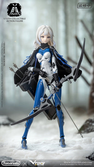Romankey x VTOYS 1/12 MUSE 6" Female Action Figure Movable Eyes Model Toy