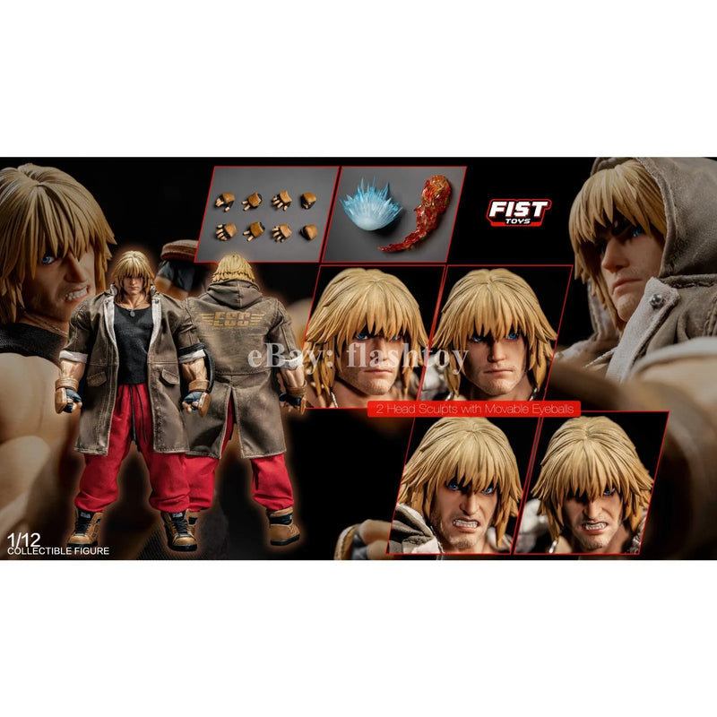 Presale Fist Toys FIST-001 1/12 The Fighter Ken Collectible Male Action Figure