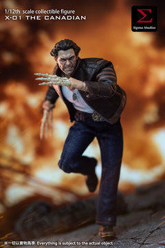 Presale Sigma Toys X-01 1/12 The Canadian Logan Collectible Action Figure Model