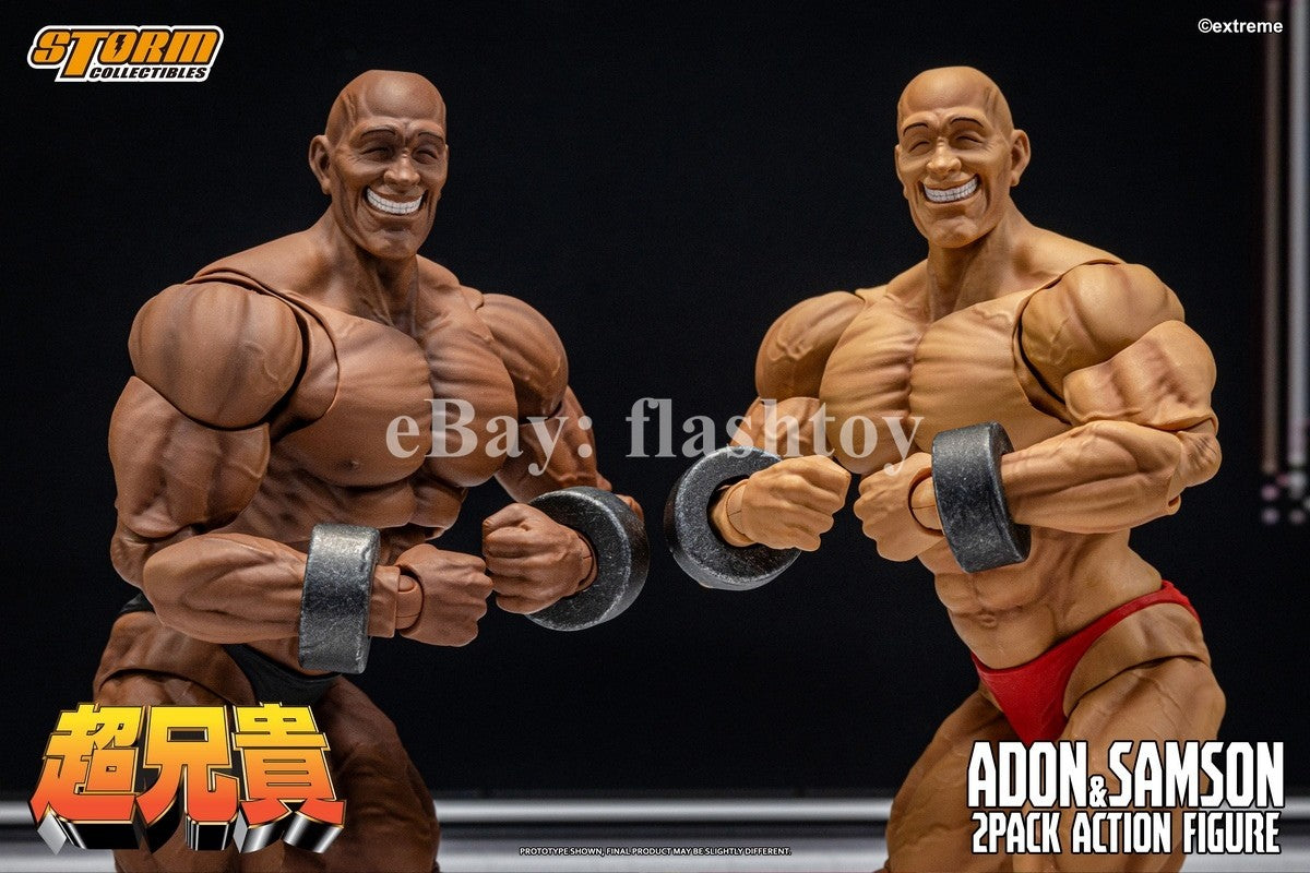 Preventa Storm Toys EXBR01 1/12 Adon & Samson Chou-Aniki 2-Pack figura de acción