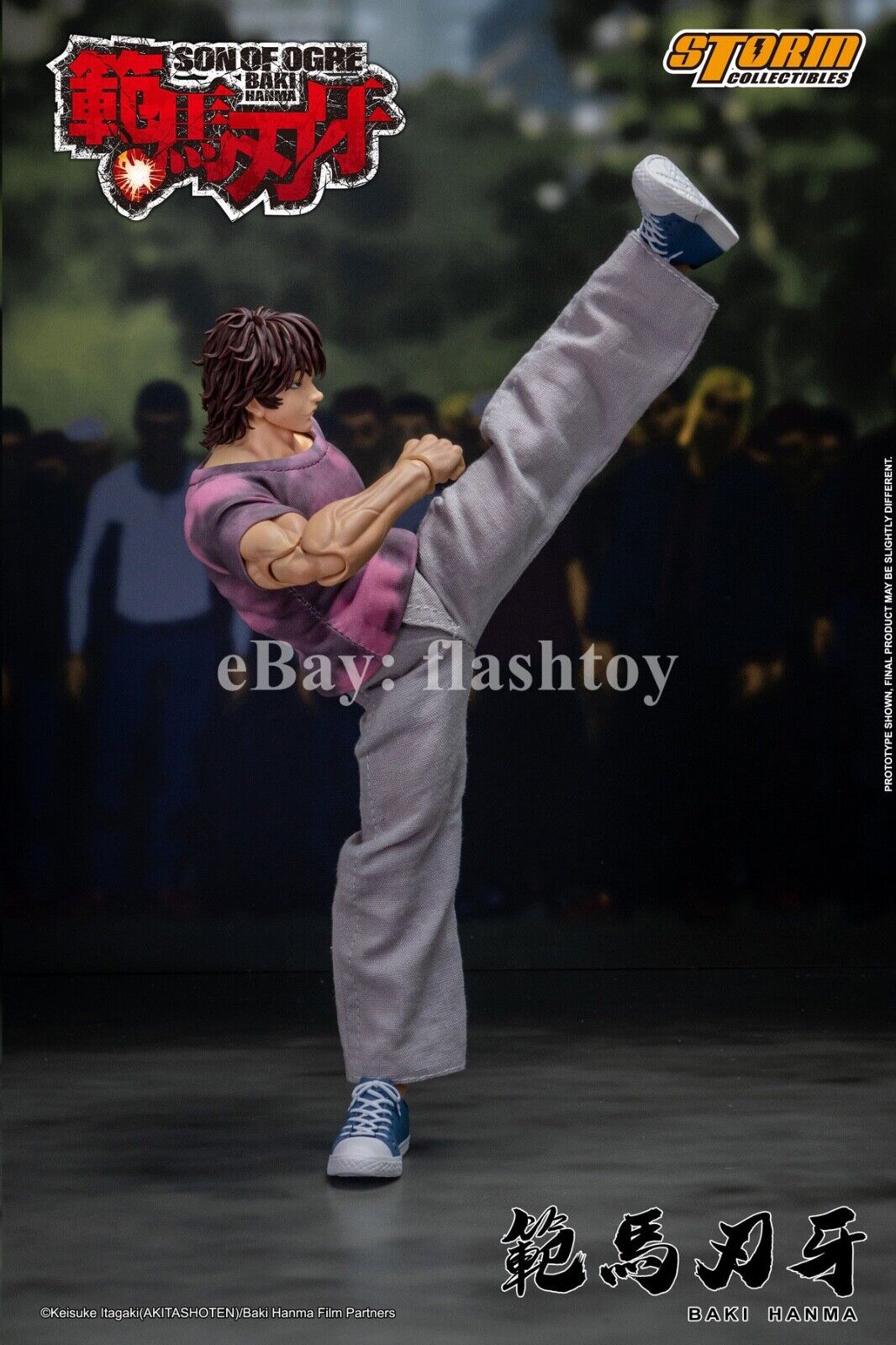 Storm Toys KIBK05 1/12 Baki Hanma Son of The Ogre Collectible Action Figure Toy