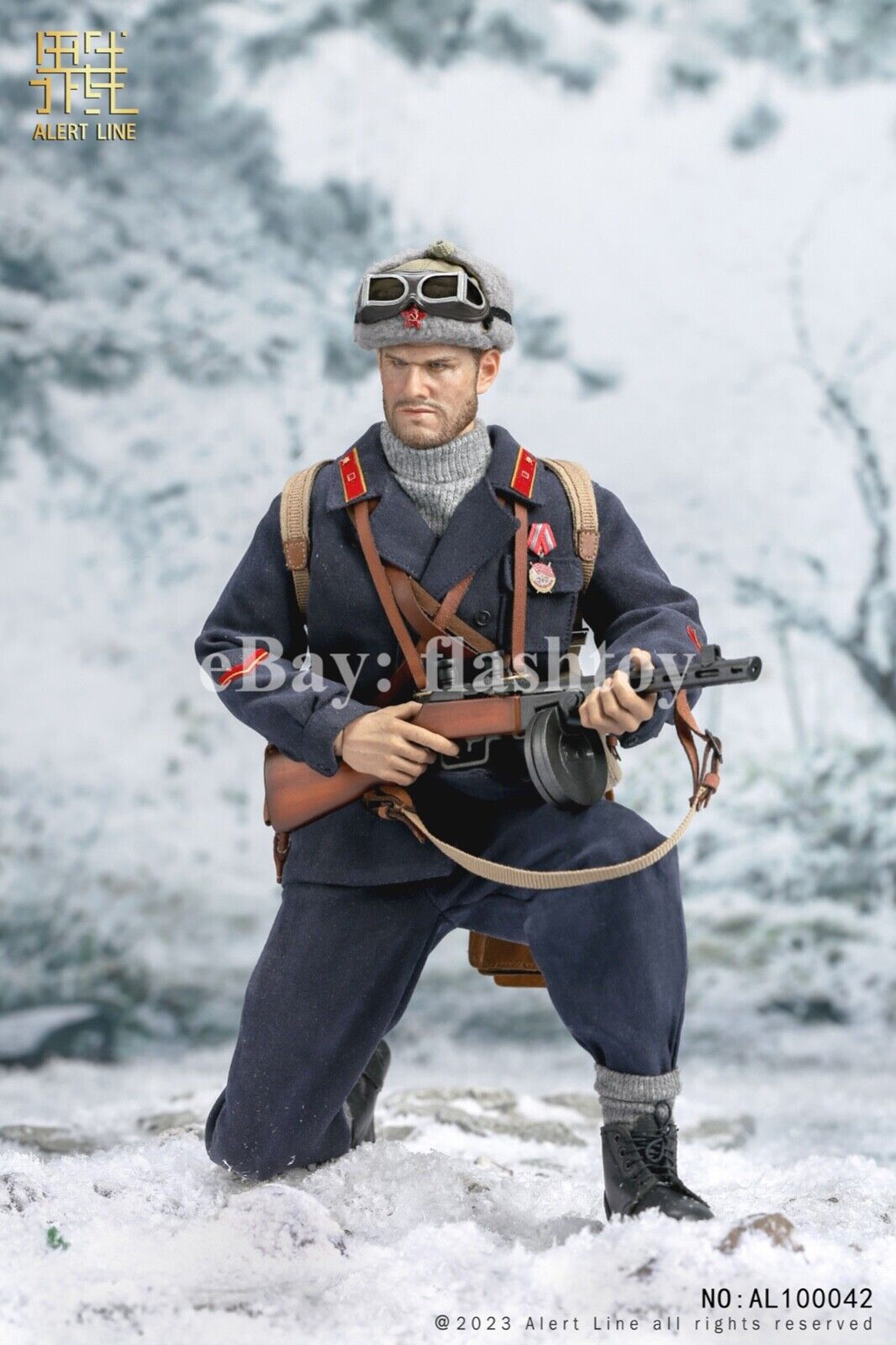 ALERT LINE AL100042 1/6 WWII Soviet Mountain Infantry Officer 12" Action Figure
