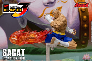 Storm Toys SFSA03 1/12 Street Fighter ZERO 3 SAGAT STORM ARENA Action Figure