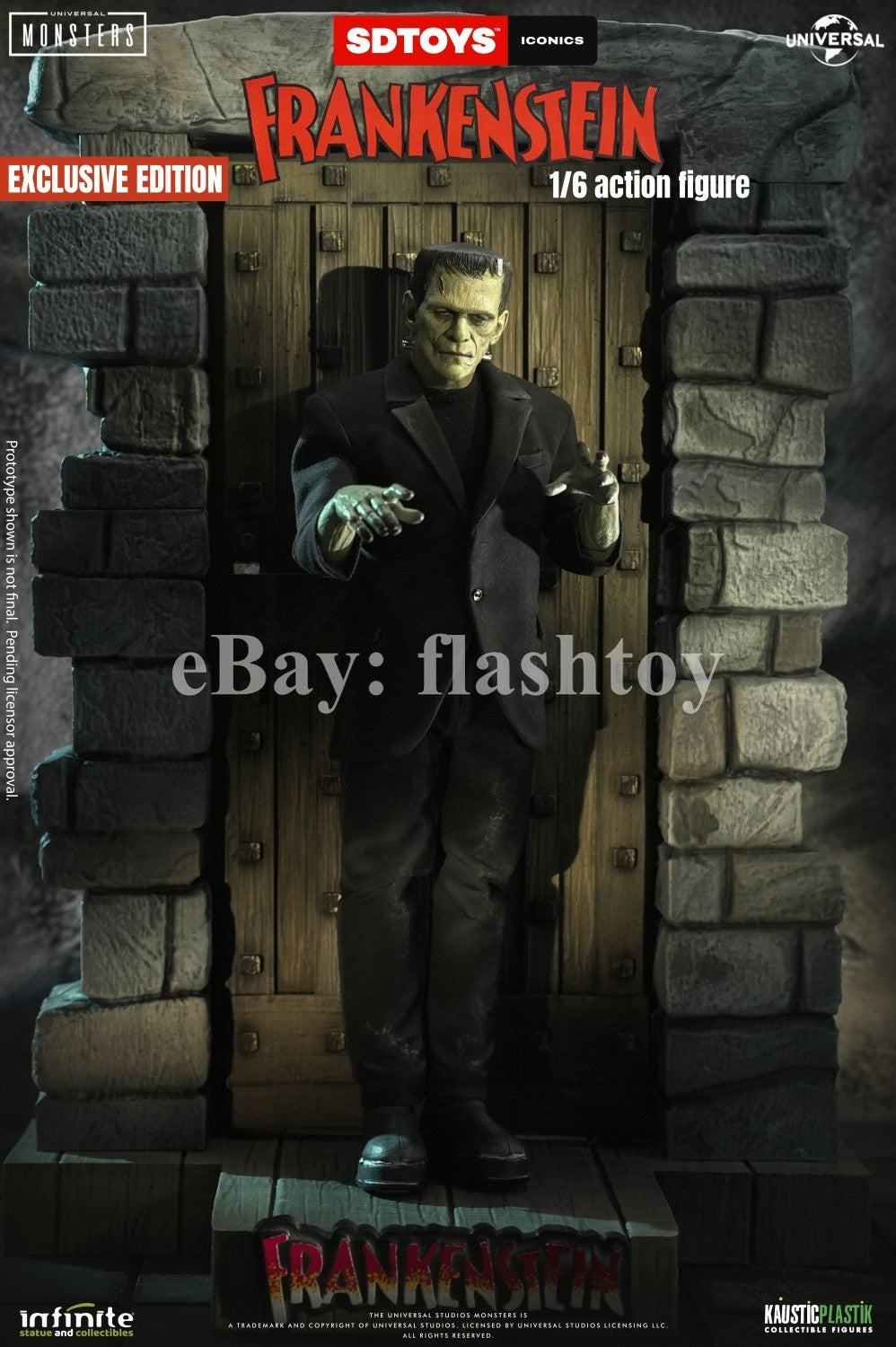 Presale Infinite Statue 1/6 Frankenstein Male Action Figure Model Deluxe Ver.