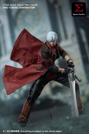 Presale Sigma DMC-1 1/12 The Devil Crimson Dante May Cry Action Figure Model Toy