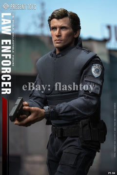 Preventa PRESENT TOYS PT-sp94 1/6 Law Enforcer Police Officer Murphy figura de colección
