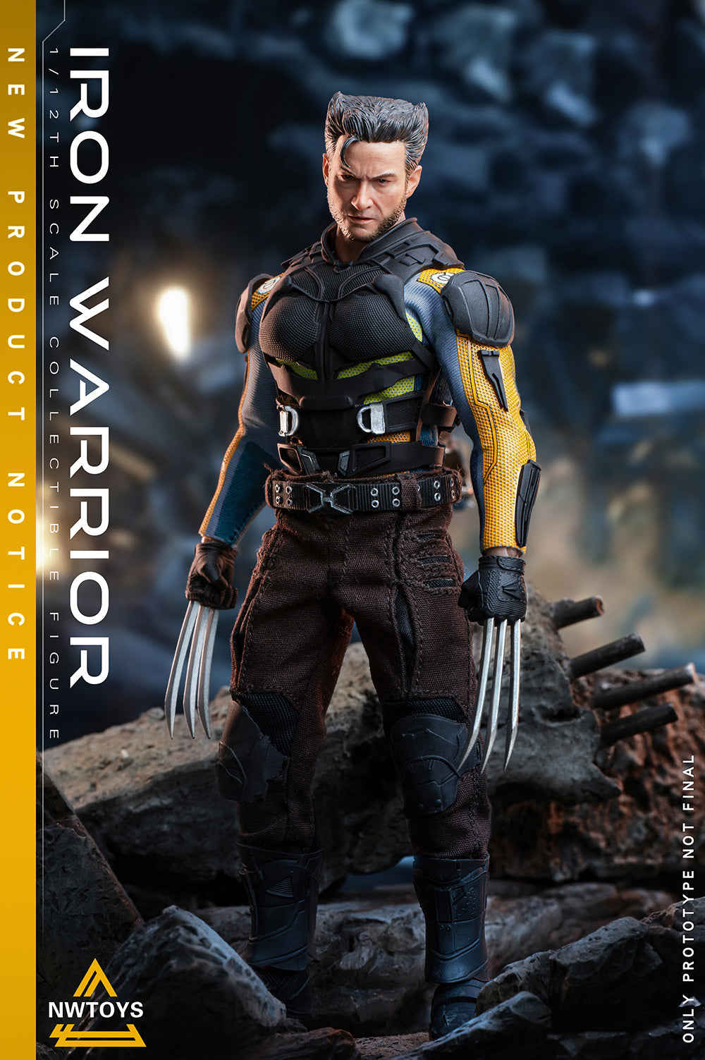 Nwtoys 1/12 Iron Warrior Logan figura de acción masculina de colección