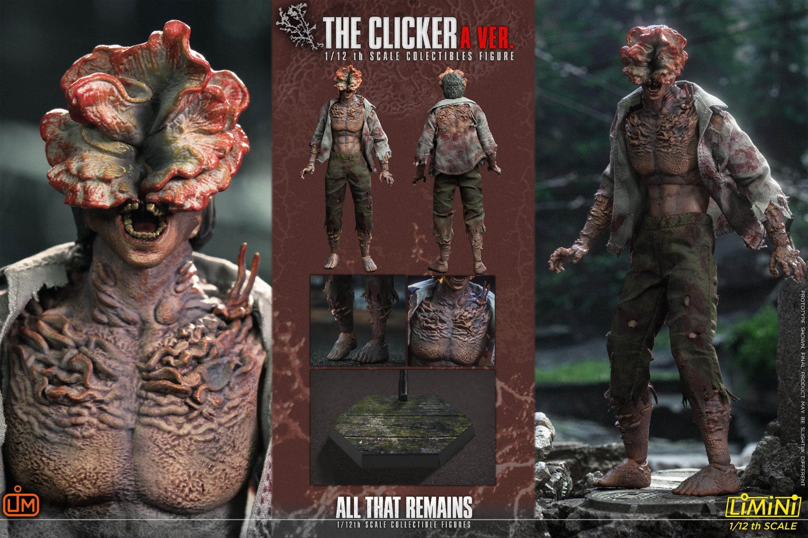LIMTOYS LMN009 1/12 The Last Survivor Clicker Action Figure Model Toy Ver. A