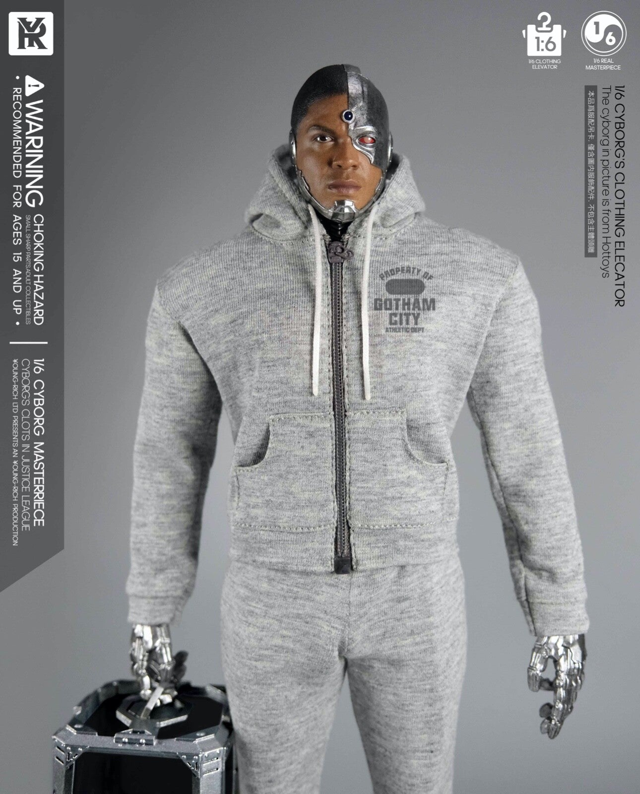 Youngrich Toys YR027 1/6 Justice League Cyborg Accessories Fit Hot Toys TMS057
