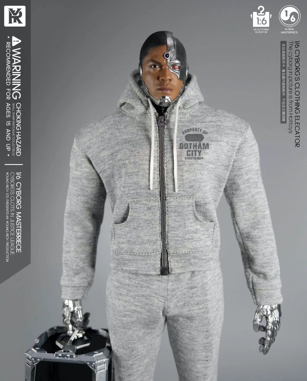 Youngrich Toys YR027 1/6 Justice League Cyborg Accessories Fit Hot Toys TMS057