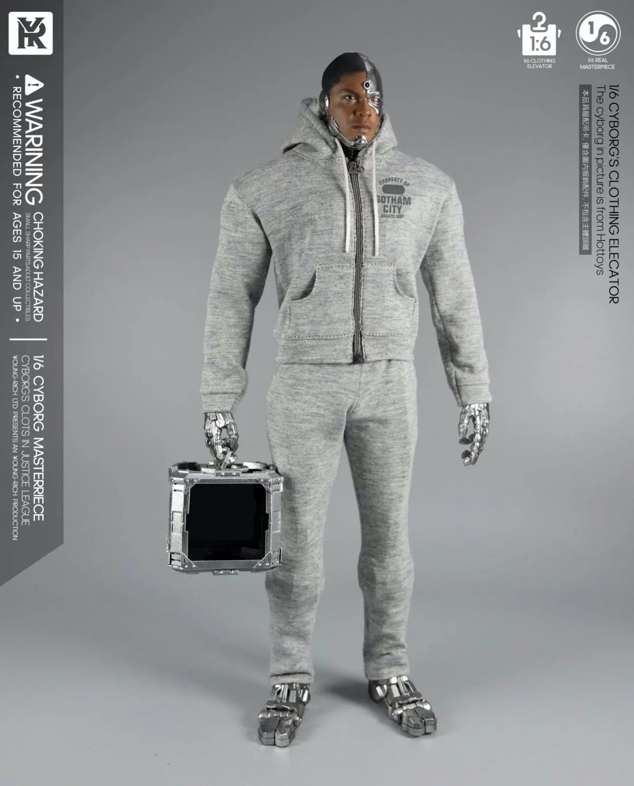 Youngrich Toys YR027 1/6 Justice League Cyborg Accessories Fit Hot Toys TMS057