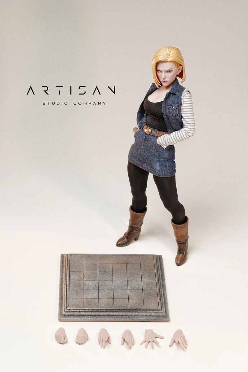 In Stock ARTISAN 1/6 Android 18 Lazuli Collectible Female Action Figure Model