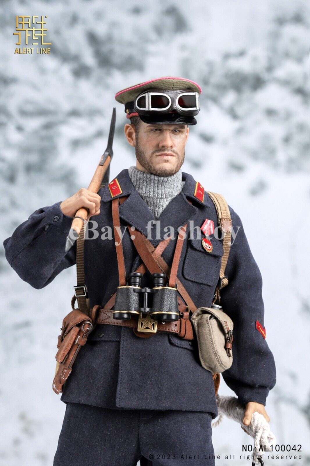 ALERT LINE AL100042 1/6 WWII Soviet Mountain Infantry Officer 12" Action Figure