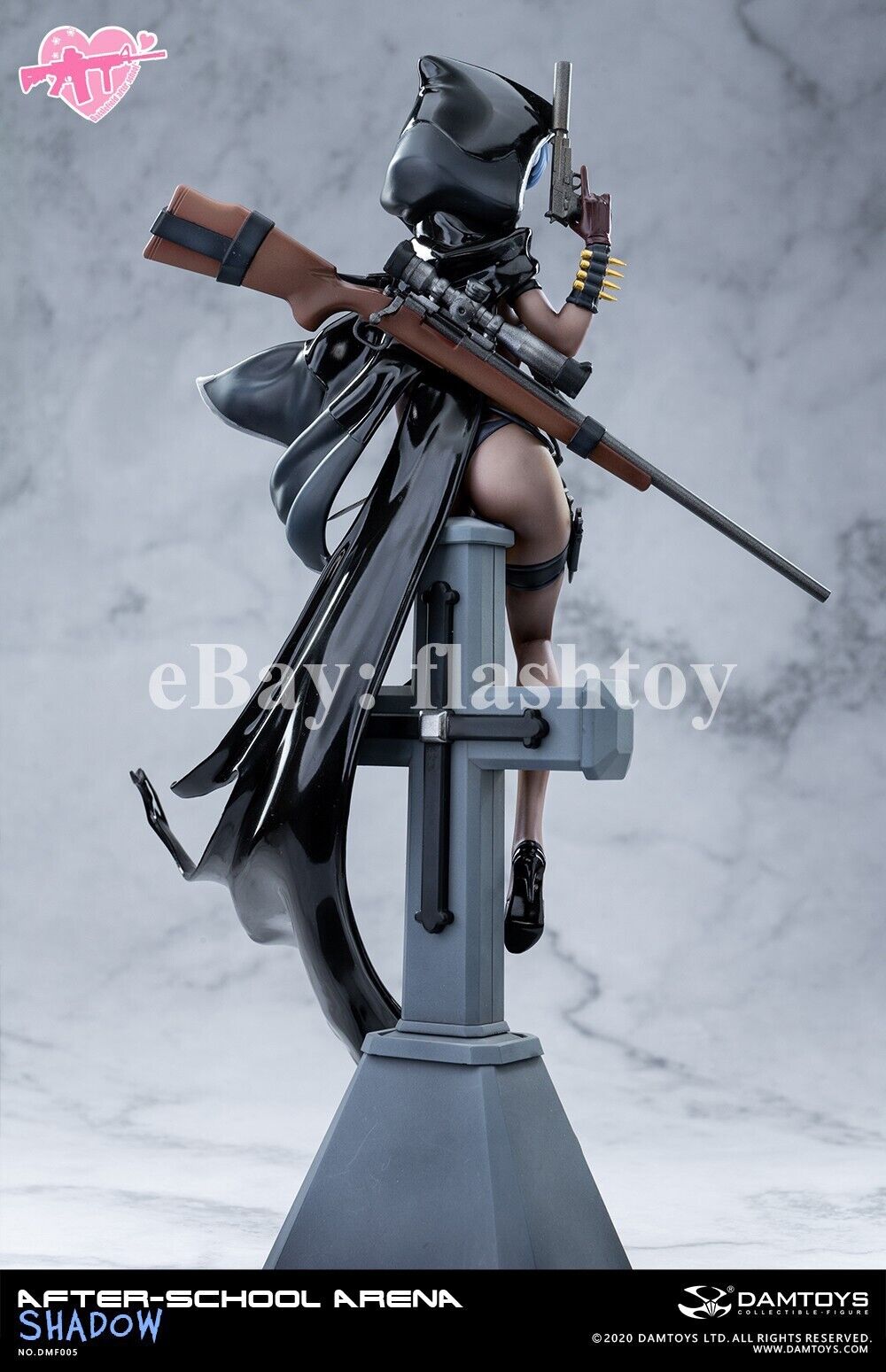 DAMTOYS DMF005 1/7 After-School Arena No.5: Shadow Female Figure Statue Model