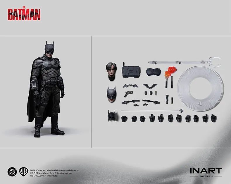 Presale INART Hg M0006 1/12 The Batman 2022 Bruce Wayne Robert Action Figure Toy