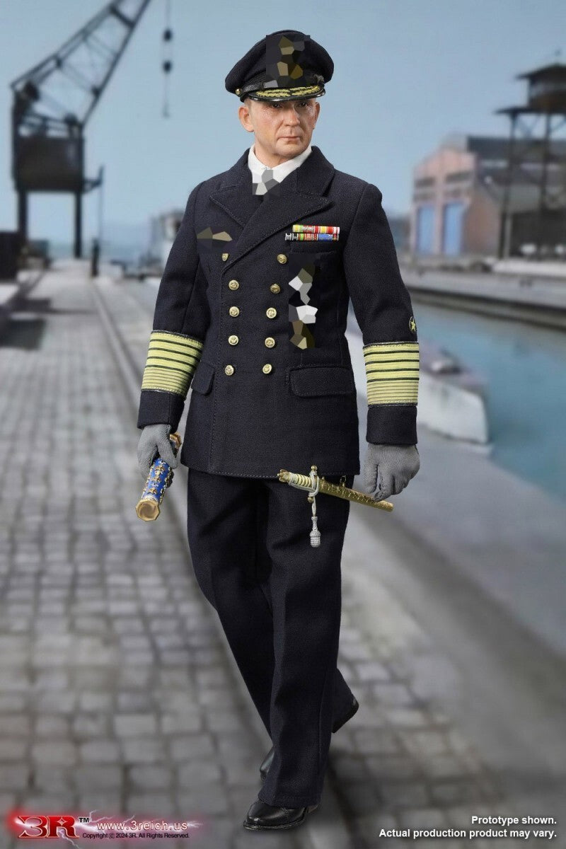 3R GM654 1/6 WWII German Navy Vice Admiral Karl Doenitz Action Figure Model Toy