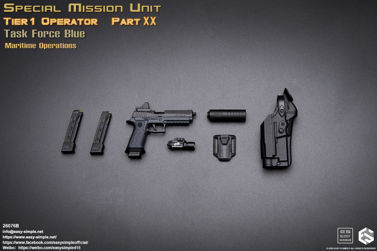 Preventa Easy&Simple 26076B 1/6 Special Mission Unit Tier1 Operator figura de acción