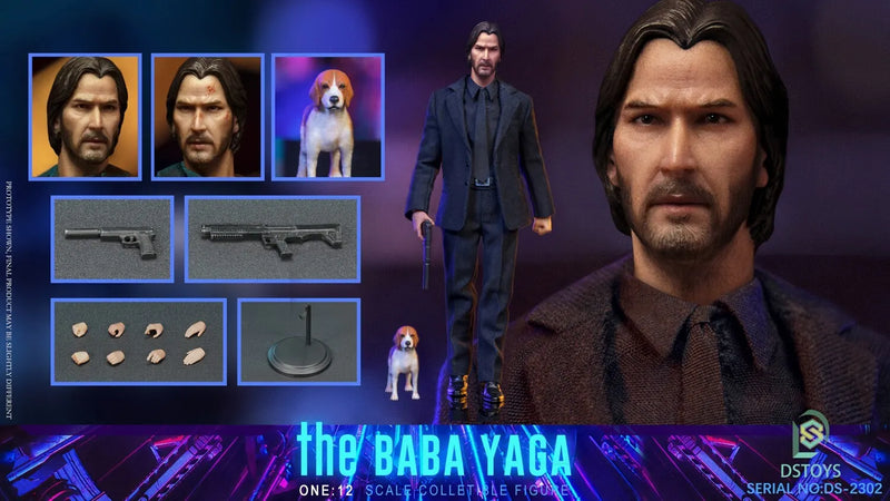 DSTOYS DS-2302 1/12 John Keanu Reeves 6" Collectible Male Action Figure Model