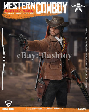Presale CRAZY FIGURE LM002 1/12 Western Cowboy Daniel Mark Action Figure Deluxe
