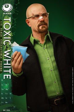 Black 8 Toys BK-006 1/6 Breaking Toxic Mr.White The Bad modelo de figura de acción