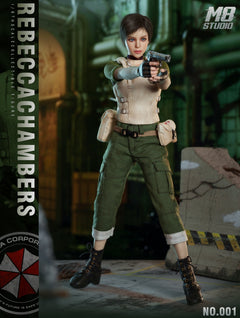 Preventa M8 STUDIO No.001 1/6 Resident Zombie Evil Crisis Rebecca figura de acción