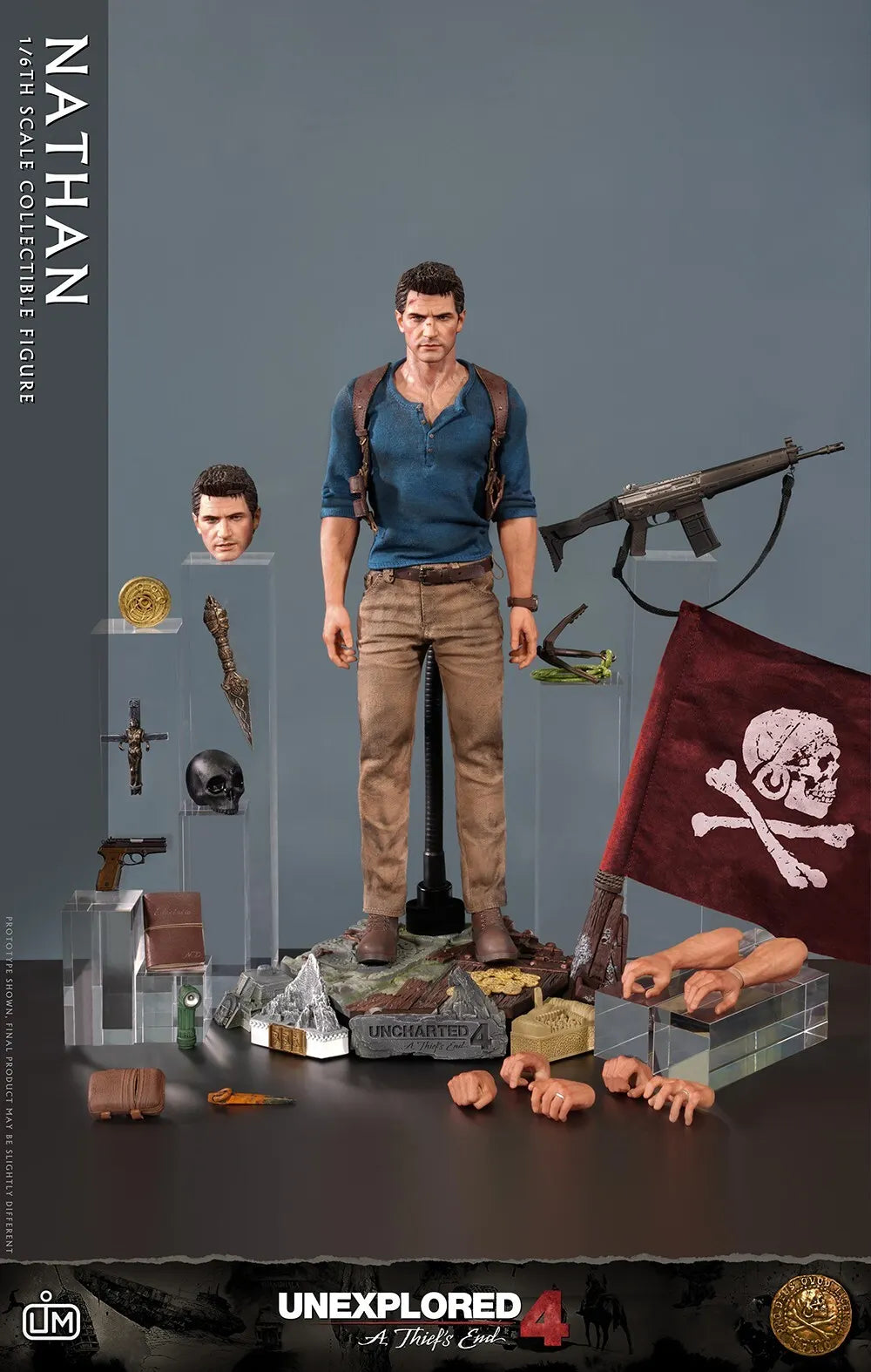 LIMTOYS LIM012 1/6 A Thief's End Nathan Drake 12" Male Action Figure Model Toy