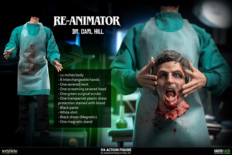 Presale Infinite 1/6 Re-Animator Doctor Carl Hill Male Action Figure Model Standard Ver.