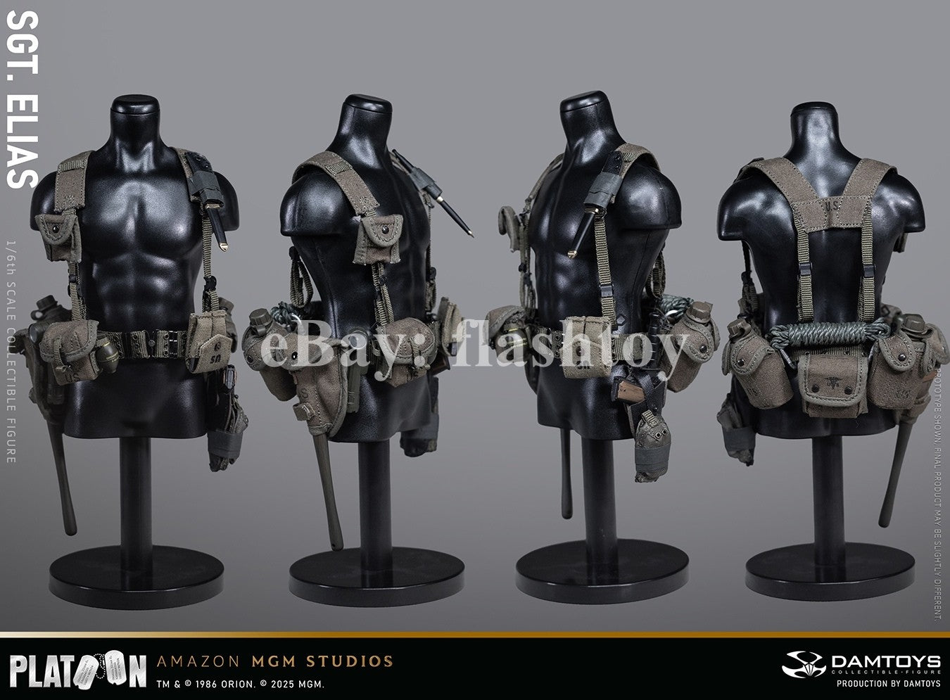 Presale DAMTOYS DMS047 1/6 Platoon Sergeant Elias 12" Male Action Figure Model