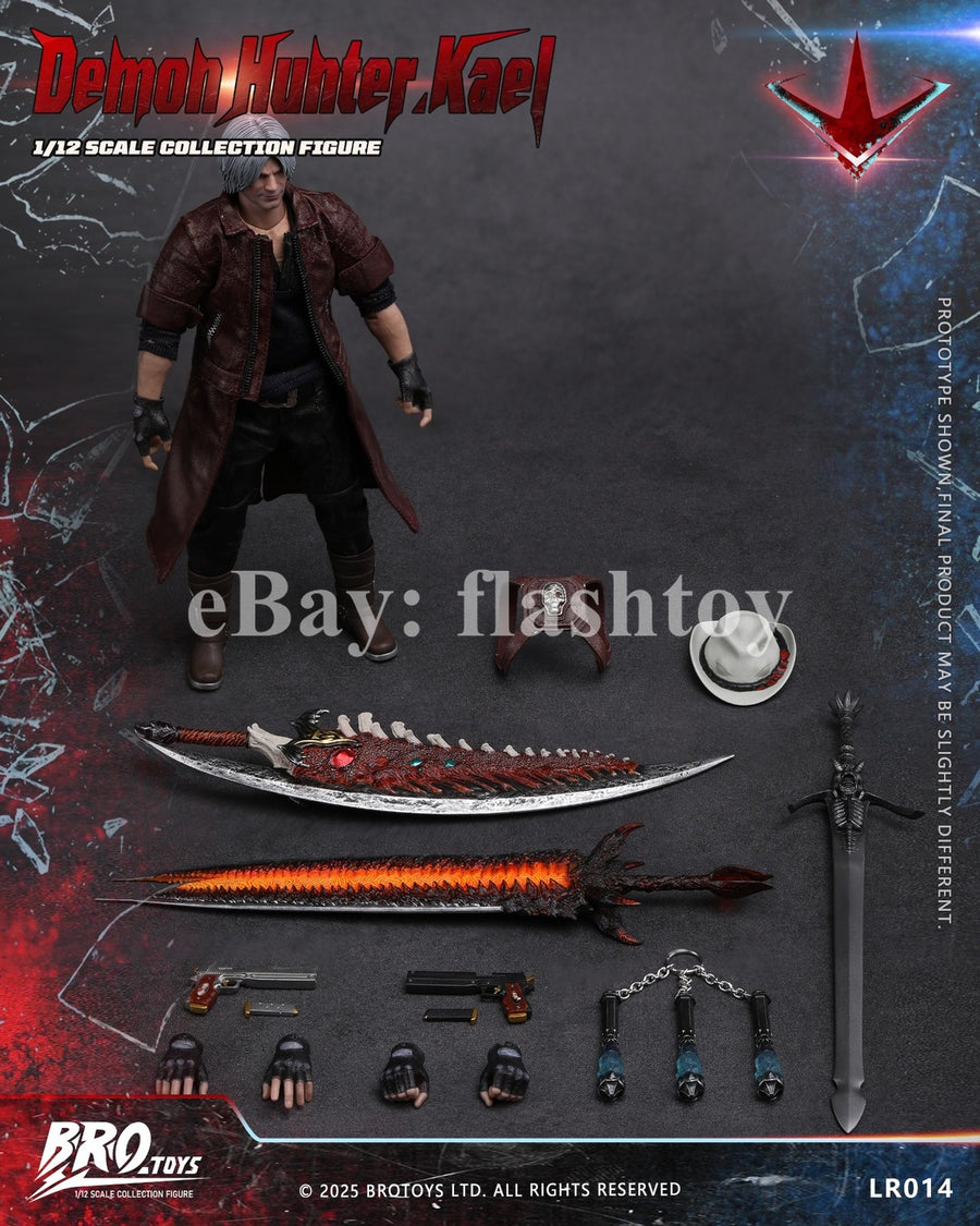Preventa BROTOYS LR014 1/12 The DMC Dante 6" modelo de figura de acción masculina de colección