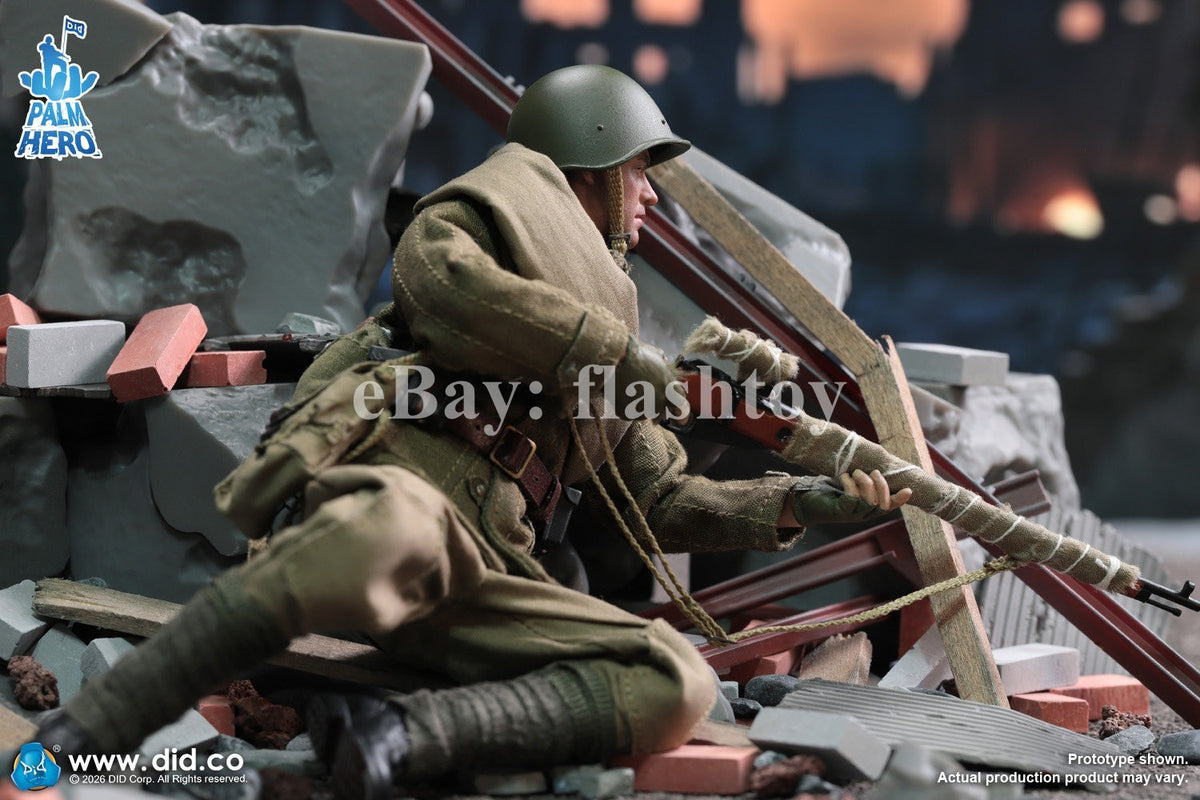 Presale DID XR80037 1/12 WWII Russian Sniper Vasily Zaitsev Action Figure Model