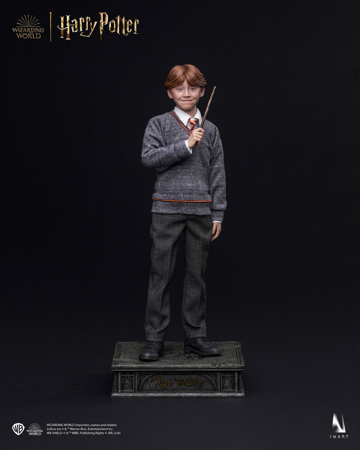 INART A010D1 1/6 Harry Potter Ron Weasley Model Rooted Hair Figure Deluxe Ver.