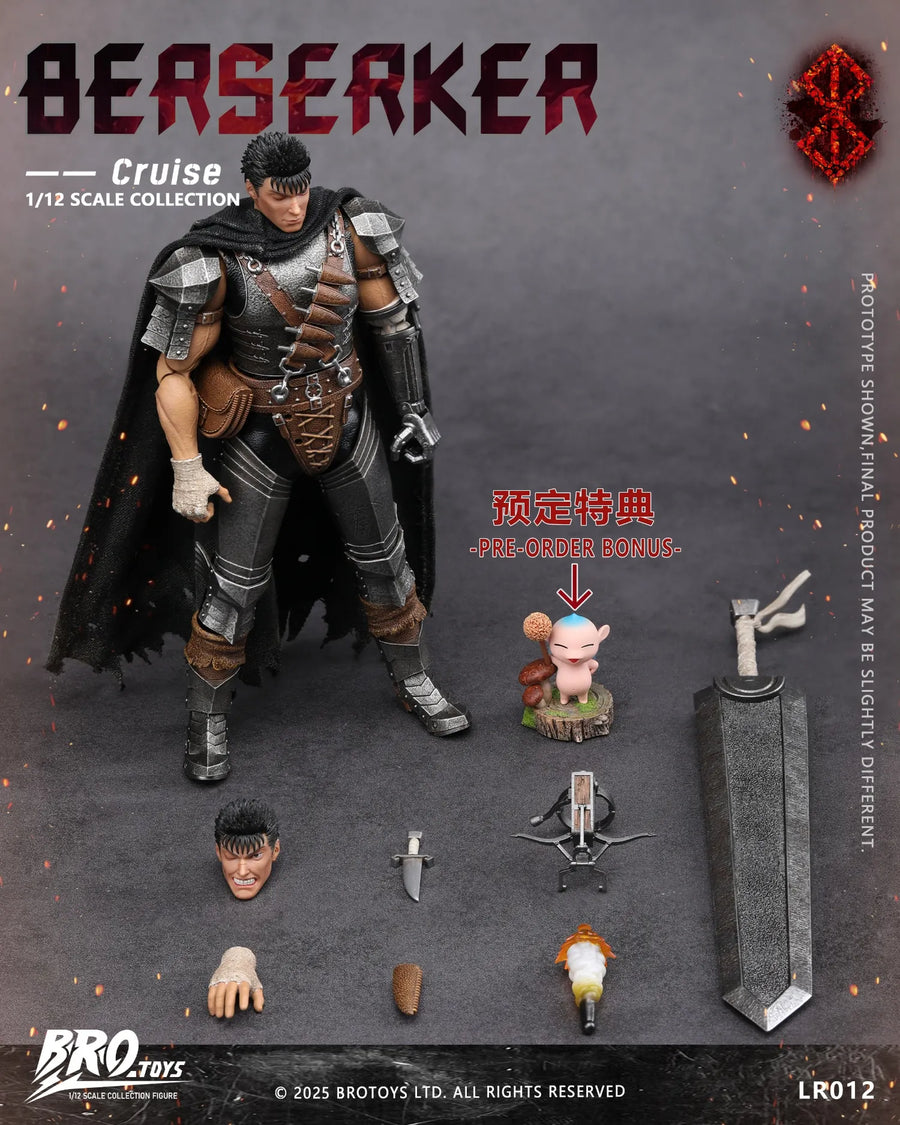 BROTOYS LR012 1/12 Berserk Guts Cruise figura de acción masculina de colección
