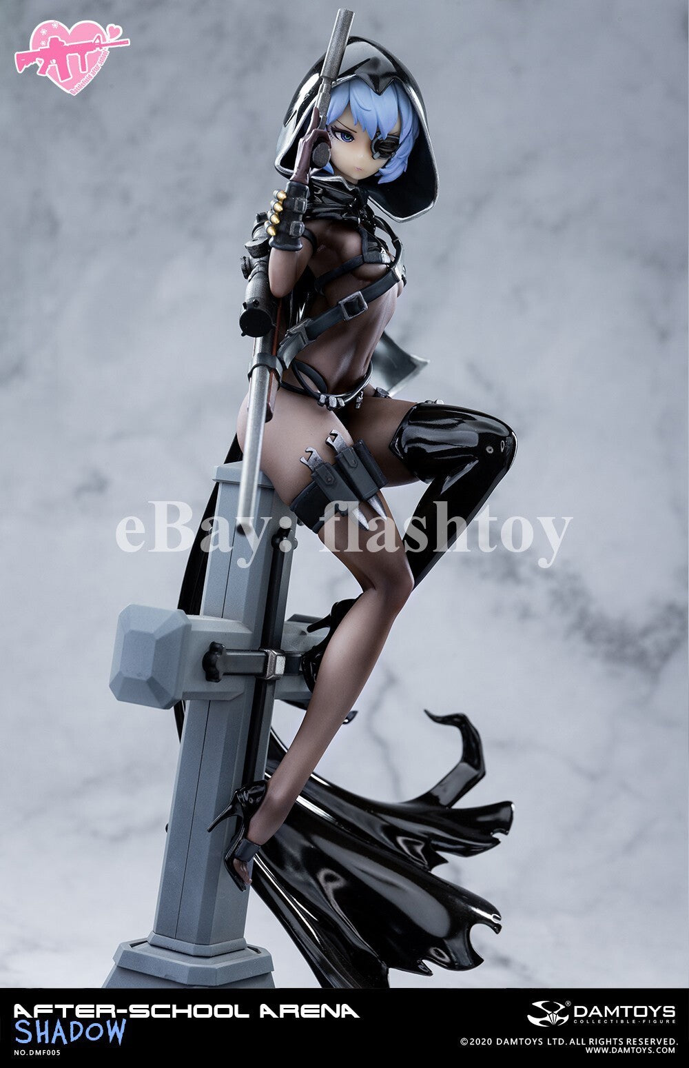 DAMTOYS DMF005 1/7 After-School Arena No.5: Shadow Female Figure Statue Model