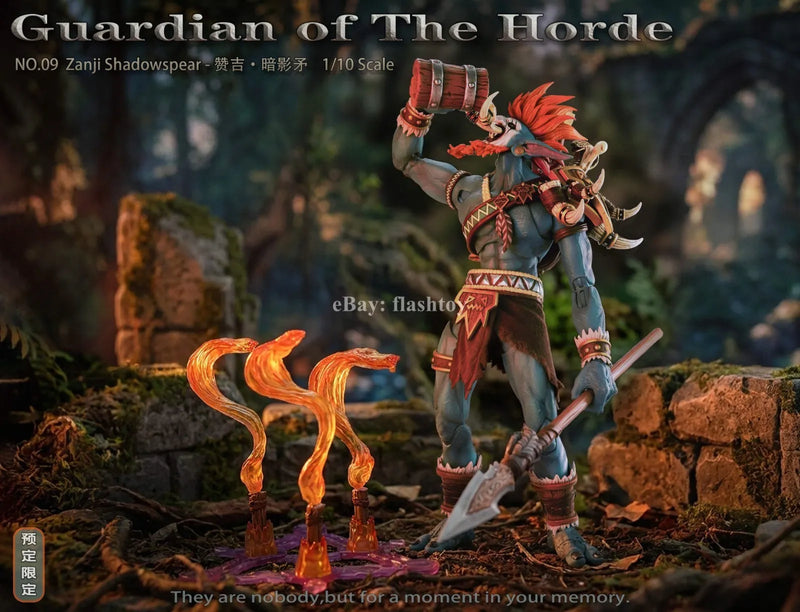Presale GreyKnight No.09 1/10 Guardian of The Horde Zanji Shadowspear Figure Toy