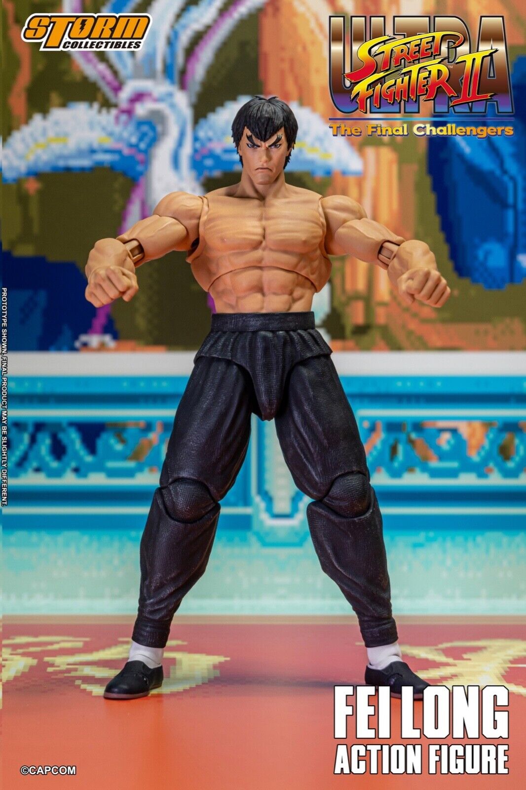 Storm Toys CPSF24 1/12 ULTRA STREET FIGHTER II FEI LONG Male Action Figure Model