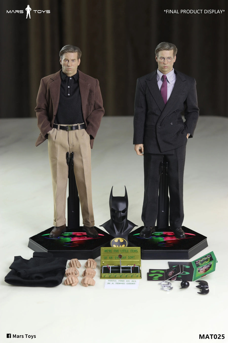 Mars Toys MAT025 1/6 Bat Man Bruce The Forever Kilmer figura de acción de colección