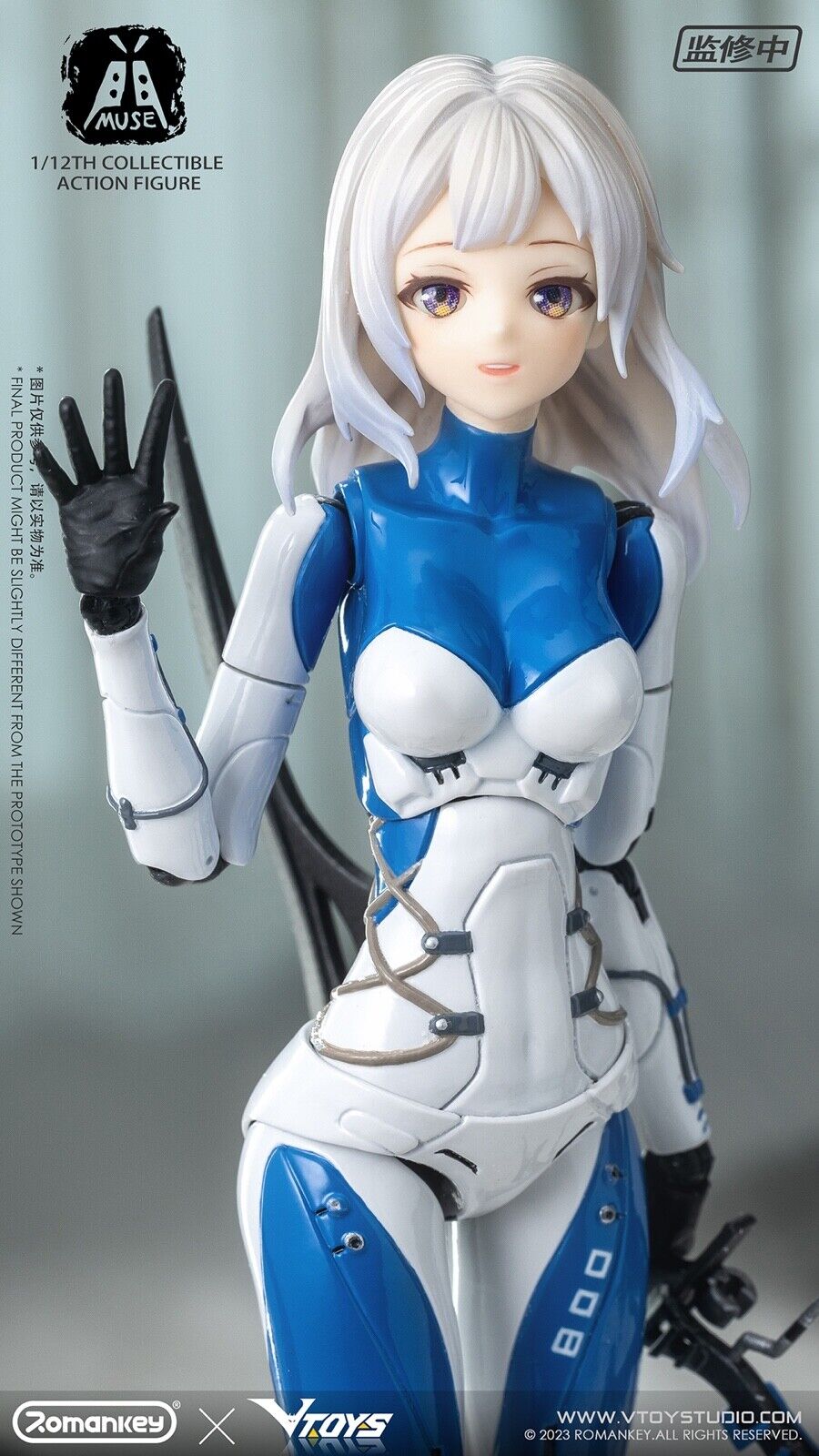 Romankey x VTOYS 1/12 MUSE 6" Female Action Figure Movable Eyes Model Toy