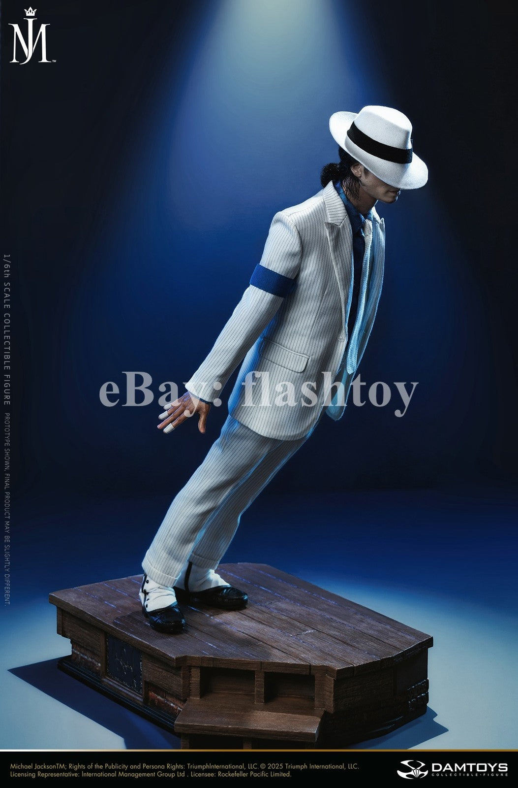 Presale DAMTOYS DMS048S 1/6 Smooth Criminal Jackson Action Figure Deluxe Ver.