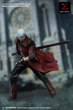 Preventa Sigma DMC-1 1/12 The Devil Crimson Dante May Cry modelo de figura de acción