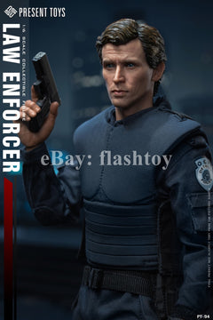 Preventa PRESENT TOYS PT-sp94 1/6 Law Enforcer Police Officer Murphy figura de colección