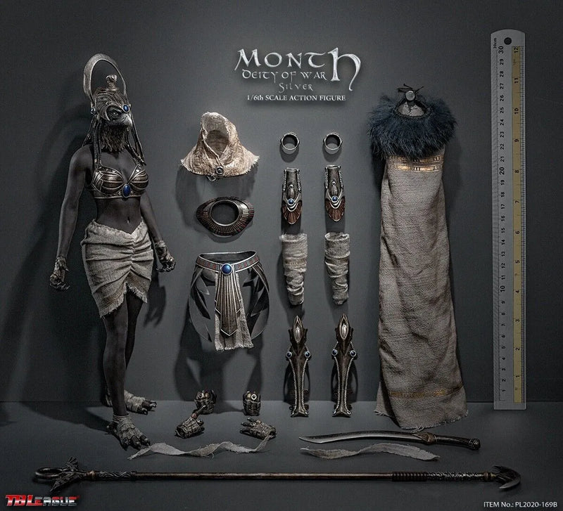 TBLeague PL2020-169B 1/6 Month Deity of War Collectible Action Figure Silver Ver