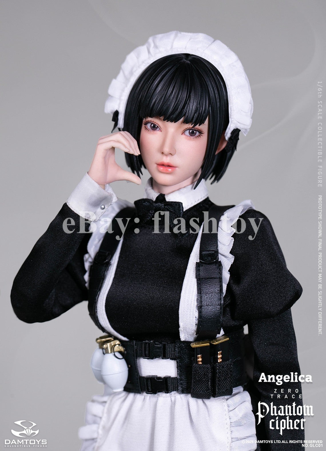 Presale DAMTOYS GLC01 1/6 Phantom Cipher Zero Trace  Angelica Action Figure Toy