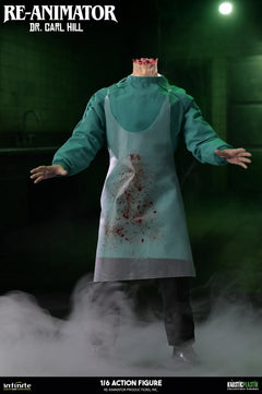 Preventa Infinite 1/6 Re-Animator Doctor Carl Hill modelo de figura de acción masculina versión estándar.