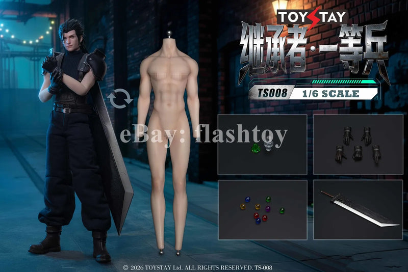 Presale TOYSTAY TS008 1/6 1st Class Successor Soldier Zack Action Figure Model